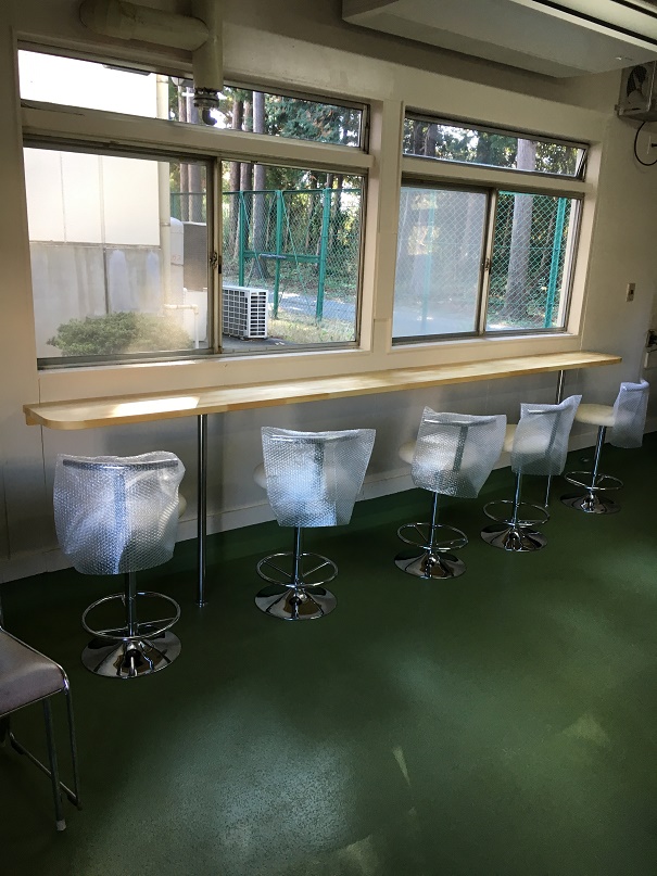 カウンター設置