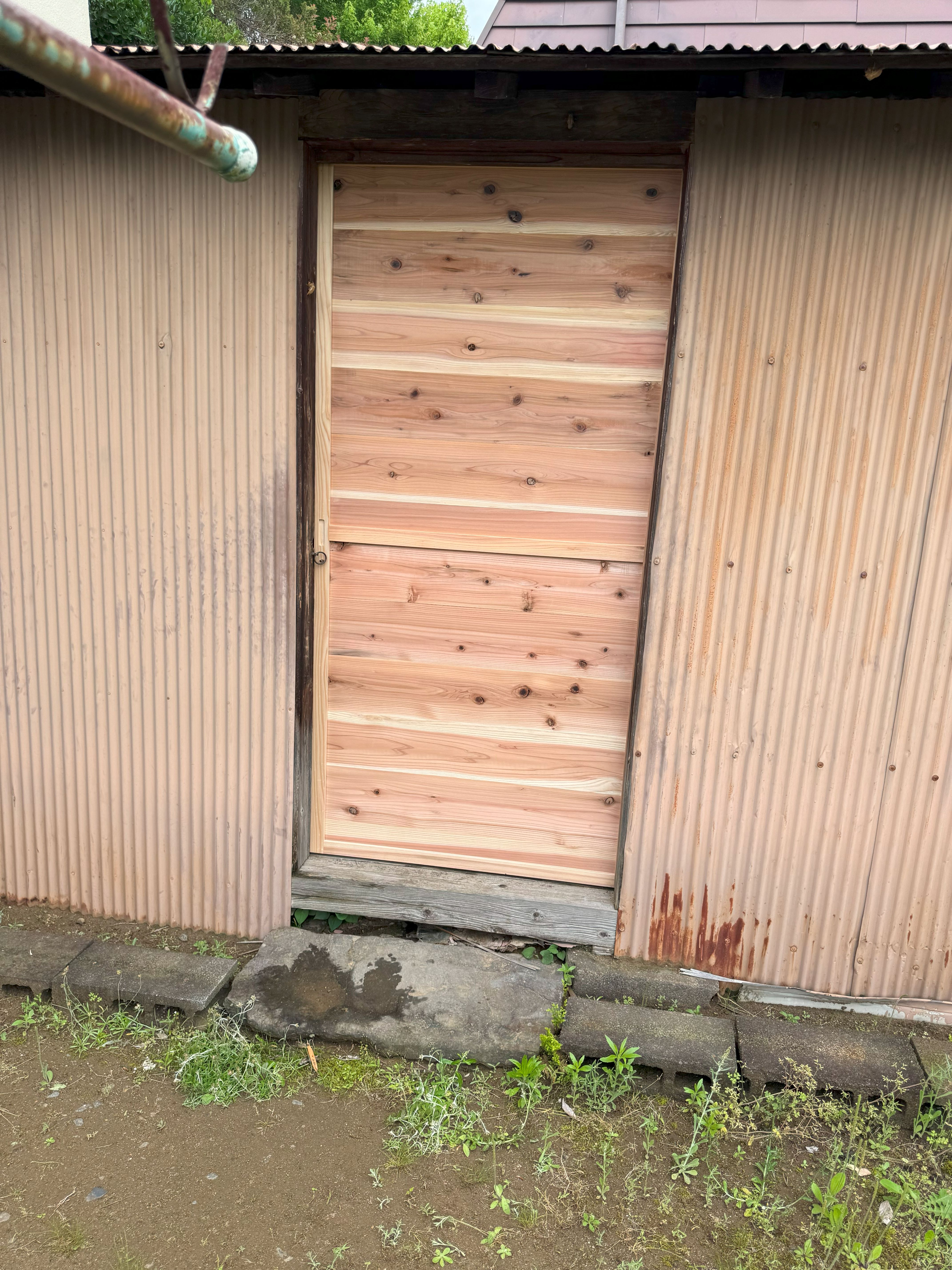 物置小屋引き戸
